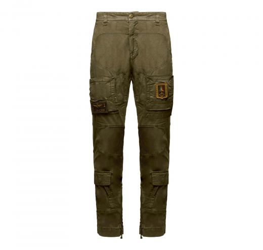 AERONAUTICA MILITARE Pantalone Uomo Anti G In Cotone PA1387UCT01493 Colore Verde