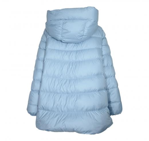 VLAB Giubbotto Donna A Shape In Piuma FW56005 Mood Colore Celeste