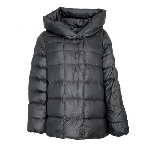 VLAB Giubbotto Donna A Shape In Piuma FW56005 Mood Colore Nero