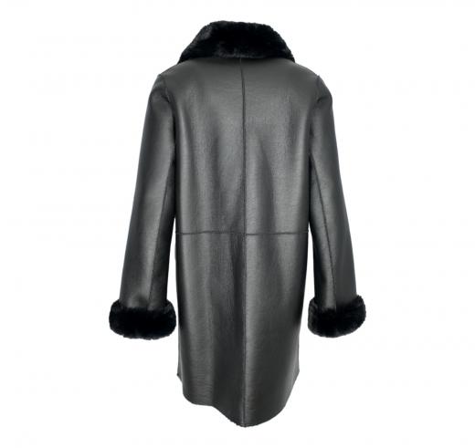 VLAB Giaccone Donna Con Tasche Laterali FW56032 Stormy Colore Nero