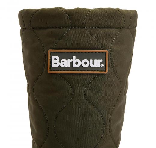 BARBOUR Stivali Donna Alti Di Gomma Trapuntati LRF0117OL71 Marnie Colore Verde Oliva