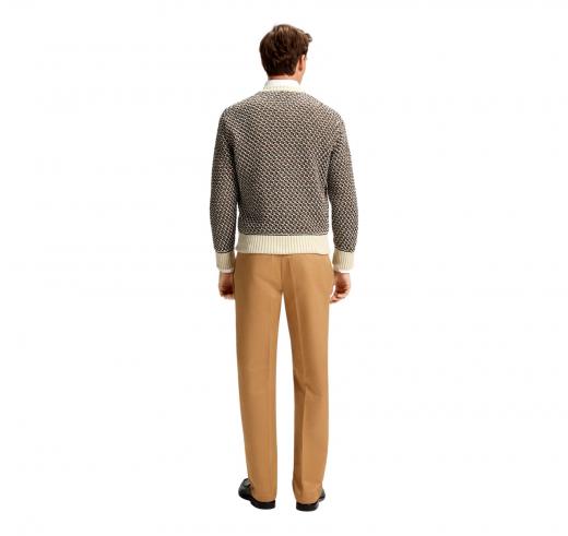 BOSS Maglione Uomo In Cotone Con Una Lavorazione Pregiata C Imauro 50543159 Colore Multicolore
