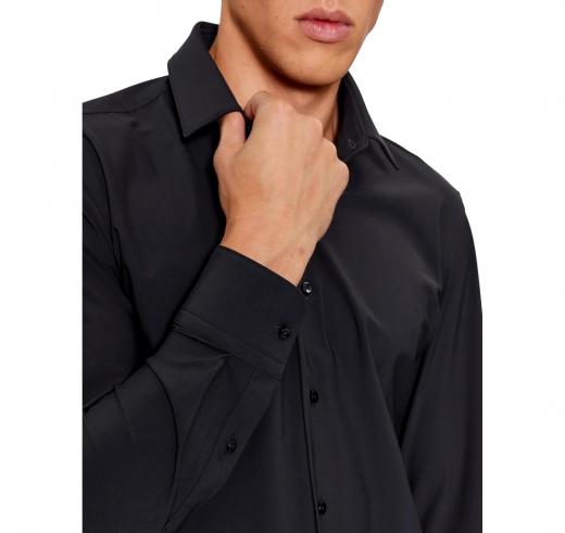 BOSS Camicia Uomo Slim Fit In Jersey Elasticizzato Ad Alte Prestazioni P HANK s kent C1 222 50503554 Colore Nero