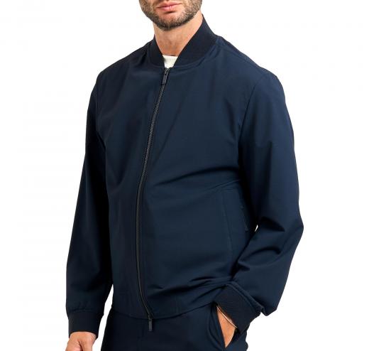 BOSS Giubbotto Uomo Idrorepellente In Tessuto Elasticizzato Ad Alte Prestazioni 50545795 Colore Blu