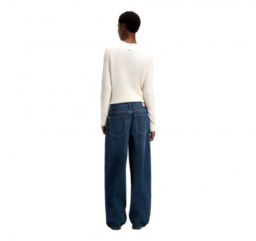 BOSS Jeans A Gamba Larga Con Pince Sulla Parte Anteriore C SLOUCHY PLTD MR 50548420 Colore Blu Scuro