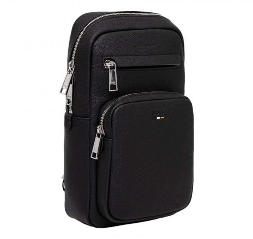 BOSS Marsupio Uomo In Similpelle Con Logo Ray Monostrap 50523410 Colore Nero