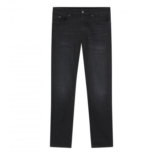 BOSS Jeans Uomo Delaware Slim Fit In Denim Italiano H Delaware 50550954 Colore Nero