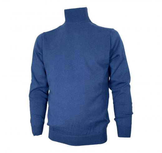 CASHMERE COMPANY Maglia Uomo Lupetto Slim Fit C25F22 Colore Blu Navy