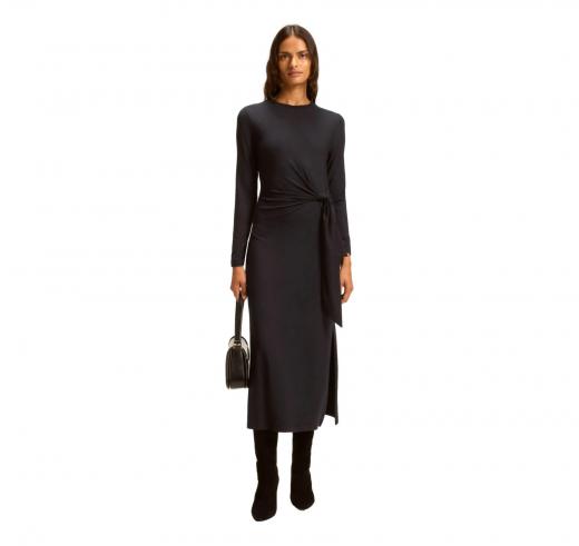 BOSS Vestito Donna In Jersey Elasticizzato Con Vita Annodata C Erlot 50547821 Colore Nero