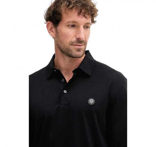 BOSS Polo Uomo Manica Lunga In Cotone C Paley 01 50523917 Colore Nero