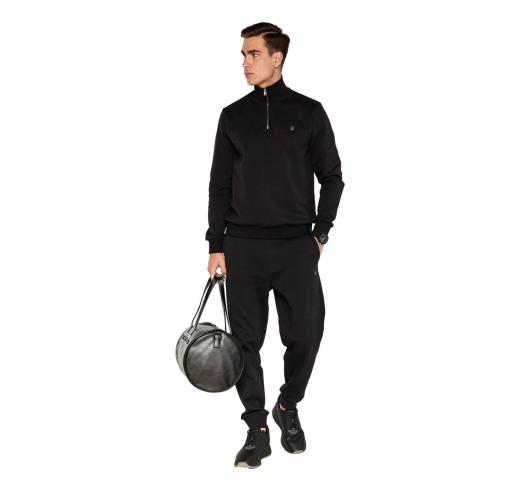 BOSS Pantalone Tuta Uomo Di Cotone Con Logo C Locsin 01 50520322 Colore Nero 002