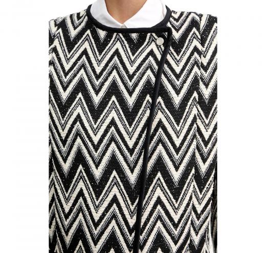 BOSS Giacca Donna Con Motivo Chevron C Jijaca 50547702 Colore Nero