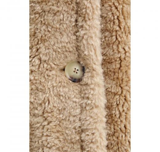 BOSS Cappotto Donna In Peluche Con Colletto Regolabile C Catedy 50548583 Colore Beige