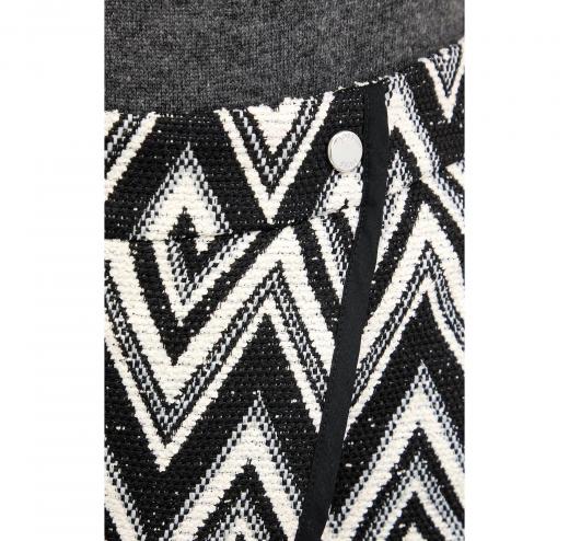 BOSS Gonna Pantalone Donna Con Motivo Chevron C Tijaca 50547703 Colore Nero