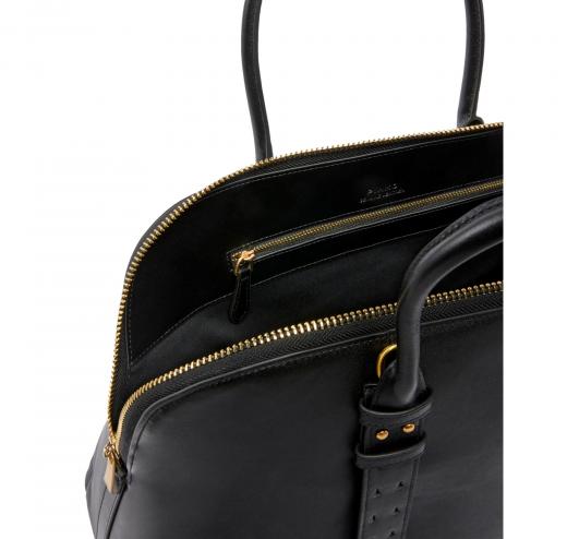 PINKO Borsa Donna Bowling A Mano Escape Bag Maxi In Pelle 105172 Colore Nero Z99V