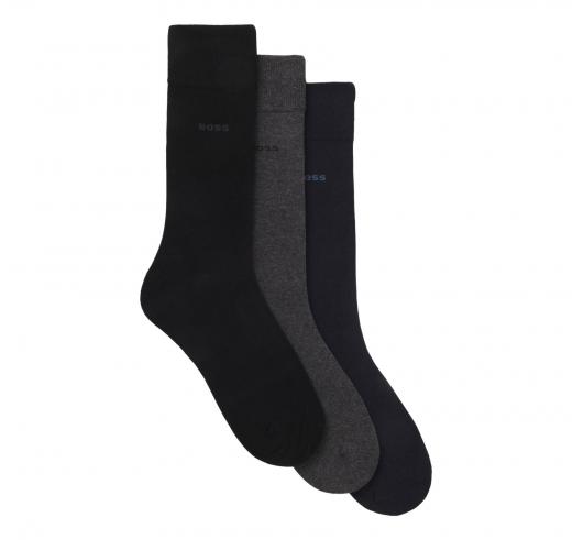 BOSS Calze Uomo Ad Altezza Regolare Con Logo In Confezione Da Tre 3P RS GiftSet Uni CC 50558589 Colore Multicolor