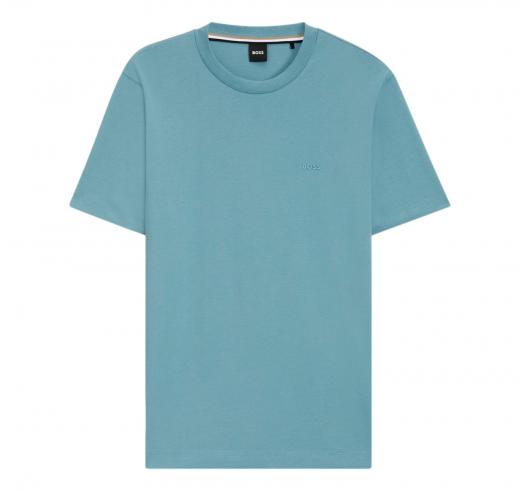 BOSS T Shirt In Jersey Di Cotone Con Logo Thompson 01 50468347 Colore Celeste