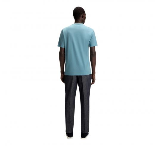 BOSS T Shirt In Jersey Di Cotone Con Logo Thompson 01 50468347 Colore Celeste