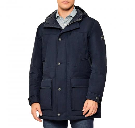 BOSS Giubbotto Uomo Idrorepellente Con Imbottitura Di Piume H Detoni 50540472 Colore Blu