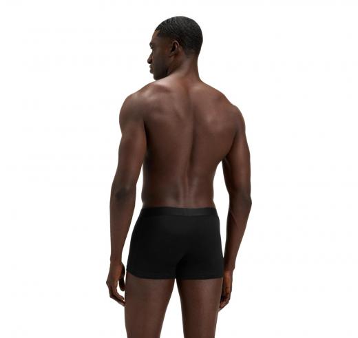 BOSS Boxer Uomo Corti In Cotone Elasticizzato In Confezione Da Tre Modello Trunk 3P BOSS ONE 50544263 Colore Nero