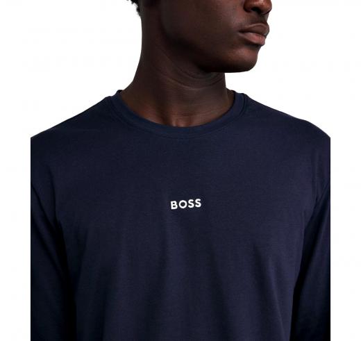 BOSS Pigiama Uomo Lungo Set Maglia Pantaloni Confezione Regalo 50550777 Colore Blu