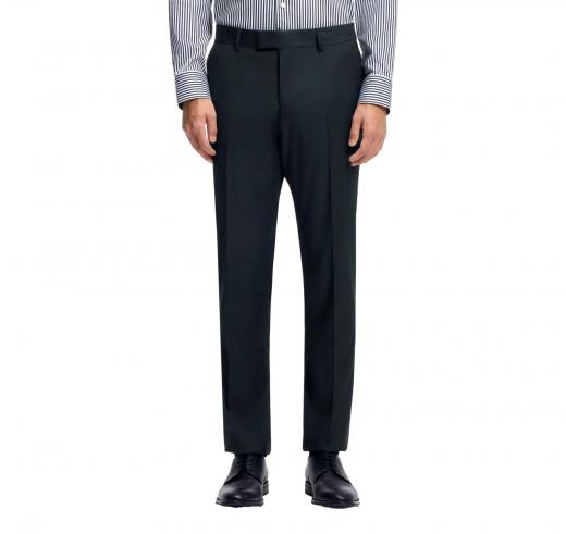 BOSS Abito Uomo Due Pezzi Slim Fit Misto Lana H-Huge 2Pcs Peak 253  50557273 Verde Petrolio