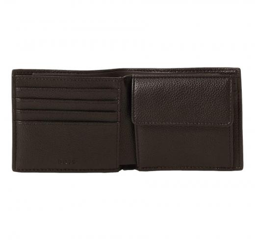 BOSS Portafoglio in Materiale Sintetico Riciclato Ray 4cc Coin N 50536511 Colore Marrone Scuro
