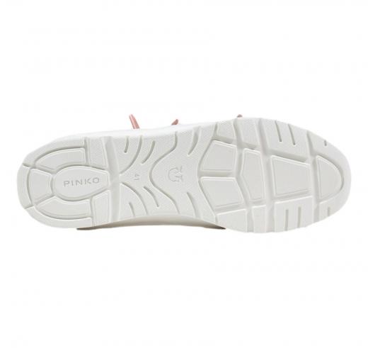 PINKO Sneakers Donna YULIA 01 In Pelle Scamosciata SS0185 Colore Bianco Z1B