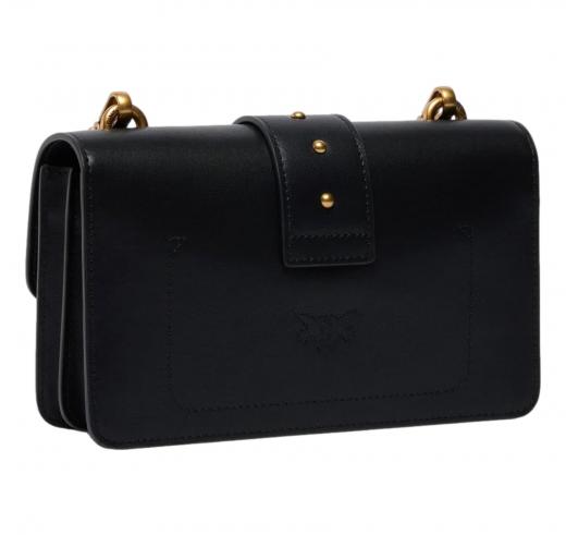 PINKO Borsa Donna a Tracolla Love One Mini In Pelle Colore Nero 105856 Z99Q