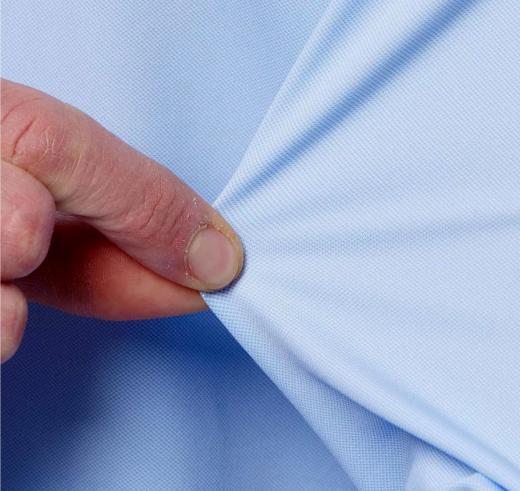 XACUS Camicia Uomo Active Shirt Evolution 11460002 Classic Fit Elasticizzata Azzurro