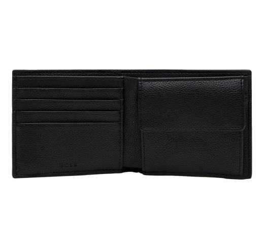 BOSS Portafoglio in Materiale Sintetico Riciclato Ray 4cc Coin N 50536511 Colore Nero