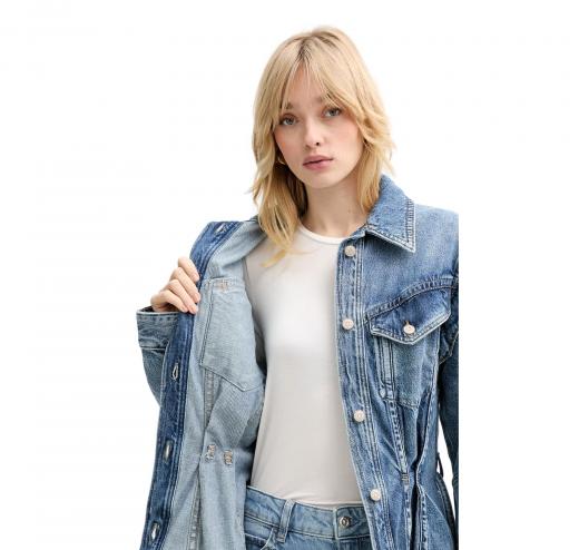 BOSS Giacca Di Jeans Donna C Chinched 50552472 Colore Blu Denim 431