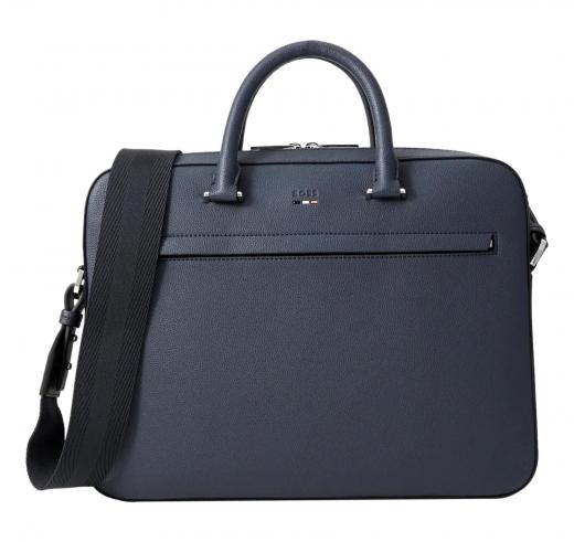 BOSS Borsa Uomo In Similpelle Martellata Con Logo Ray S Doc Case N 50536498 Colore Blu 468