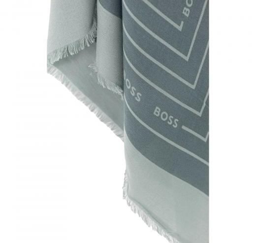 BOSS Foulard Donna Tessuto Fine Modal Seta Laik 50521800 Colore Turchese 434