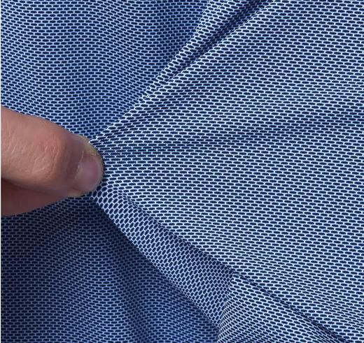 Camicia Uomo Collo Francese Piccolo Armaturata Blu Slim Fit Active EVOLUTION 11460043