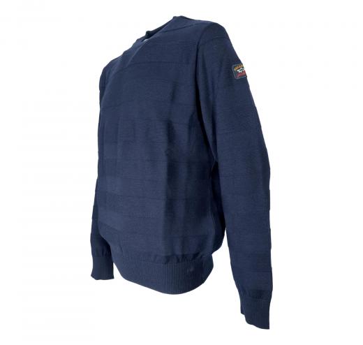 PAUL SHARK Maglione Uomo Girocollo In Lana I20P1042 Colore Blu