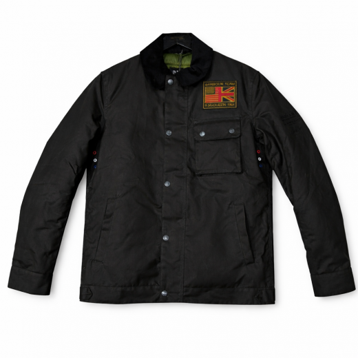BARBOUR B.Intl Steve McQueen Workers Wax Jacket MWX1853BK51 Black