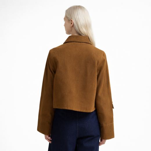 BARBOUR Giacca Donna Casual Dalbury Cotone e Lino LCA0380BR31 Colore Marrone