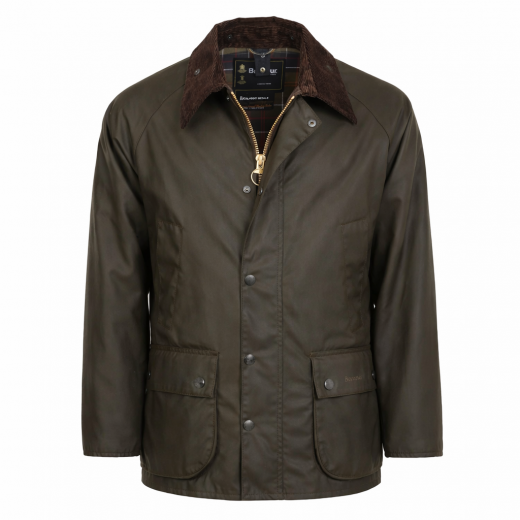 Barbour Giacca Uomo in Cera Classic Bedale Wax Olive MWX0010OL71 Cotone Cerato