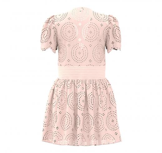 BOSS Vestito Donna C_Debrody 50538362 Rosa in Pizzo Sangallo
