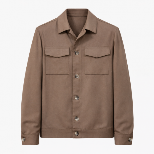 SIMBOLS Completo Uomo Destrutturato Shirt-Jacket A21100 062 Marrone