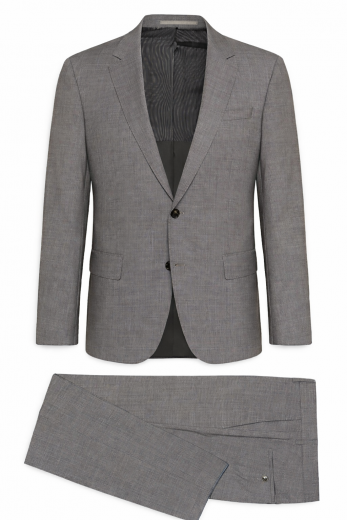 HUGO Abito Uomo Slim Fit C-HUTSON1 C-GANDER 50311094 Grigio Chiaro