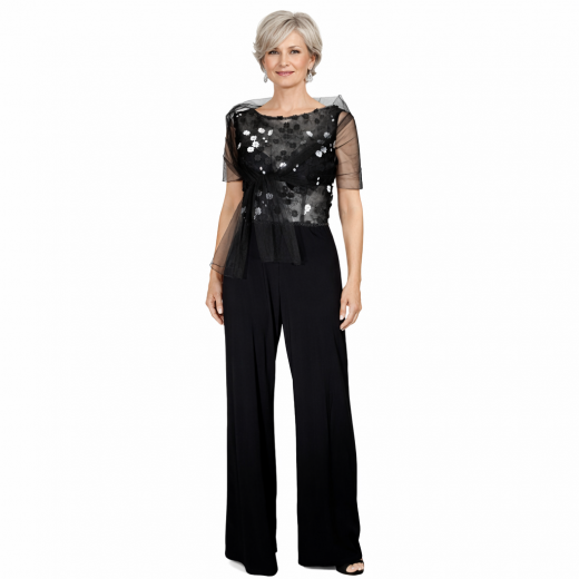 MAIDOMA luxury Abito Tuta Intera Donna MA302-1 Stoletta Abbinata