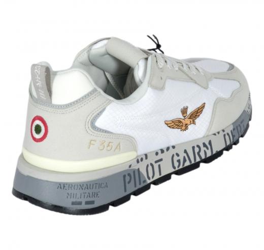 AERONAUTICA MILITARE Sneakers Uomo Pilot SC0276UCT04327 Colore Bianco Grigio 73062