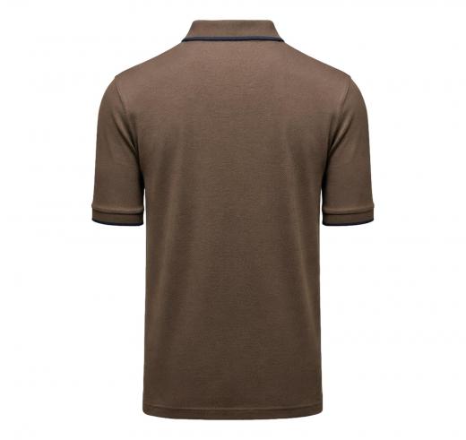 AERONAUTICA MILITARE Polo Uomo In Pique Di Cotone 261PO1308UP00082 Colore Marrone