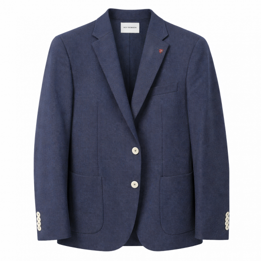 ROY ROBSON Giacca Uomo Blu Tessuto Lavorato 5092 A 401 Slim Fit