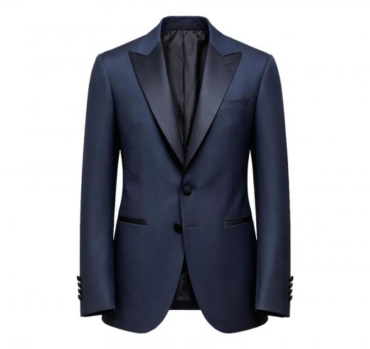 ROY ROBSON Giacca Smoking Uomo Colore Blu Slim Fit Stretch 5038