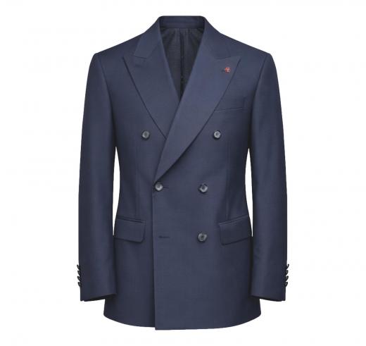 ROY ROBSON Giacca Uomo Blu Slim Fit Doppiopetto Elegante 5038 Blazer Business