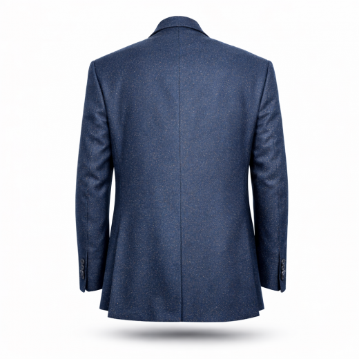 ROY ROBSON Giacca Uomo Regular Fit in Lana Mista con Tasche a Toppe Colore Blu