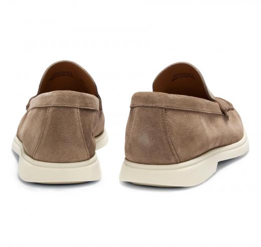 BOSS Mocassini Uomo In Pelle Scamosciata Sienne Loaf Sd N 50543083 Colore Beige
